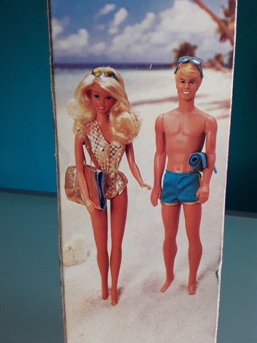 Mattel box per - "mattel", gold