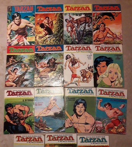 Lotto numeri fumetto tarzan - fumetto,