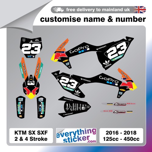 Kit grafica ktm - grafica, sx
