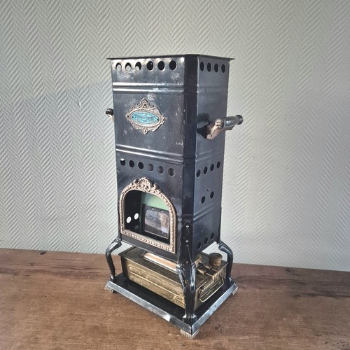 Antica stufa blu fiamma - blu,