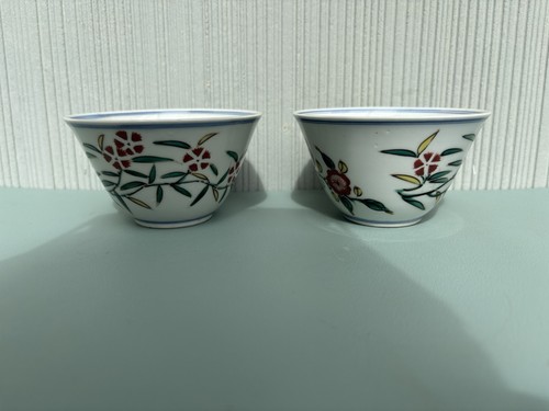 Coppia antiche tazze - coppia, di