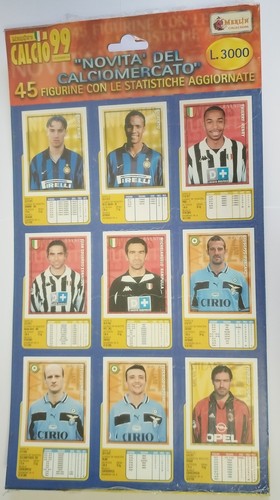 Calcio merlin 1999 set 45 - calcio, 99