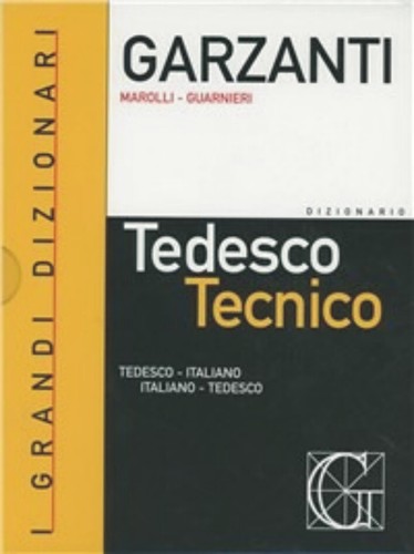 Dizionario tedesco tecnico - tedesco,