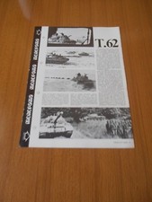 1971 CARRO ARMATO T.62 VEICOLO CORAZZATO SOVIETICO COMBATTIMENTO BATTAGLIA ARMA
