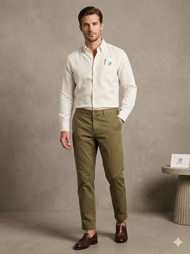 Pantaloni chino tommy hilfiger - pantaloni,