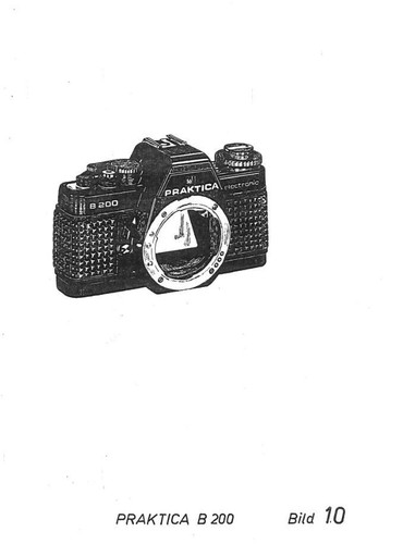 Praktica b200 istruzioni - istruzioni, di