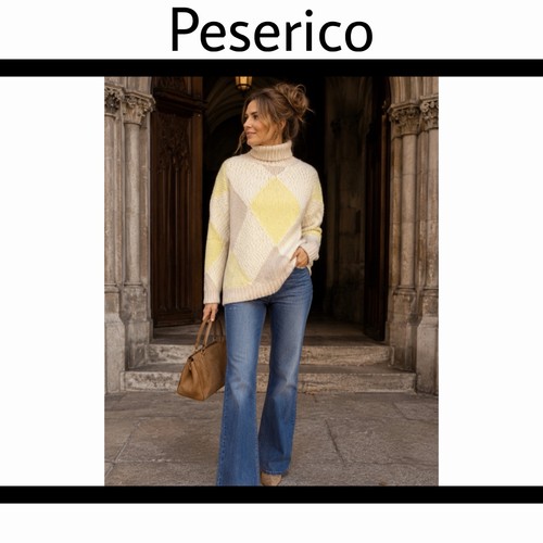 Maglione girocollo peserico - girocollo,
