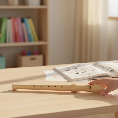 Flauto dolce legno adatto - in,