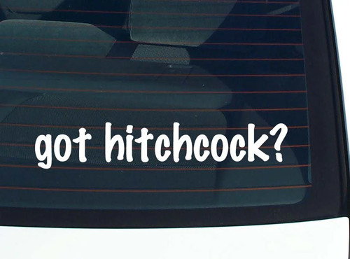 Got hitchcock adesivo - got,