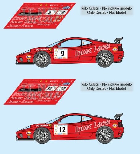 Decals ferrari 360 rally - decals,