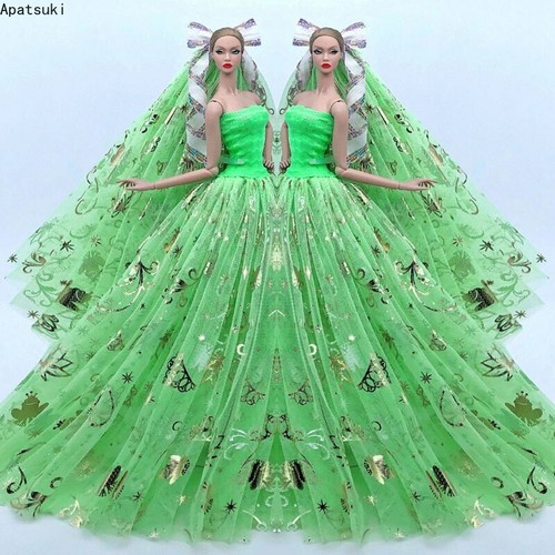 Abito sposa verde per - da,