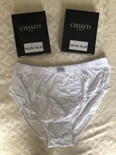 n. 2 Mutande Slip uomo nuovi maxi cotone Taglia 12 Ciesseti 5XL