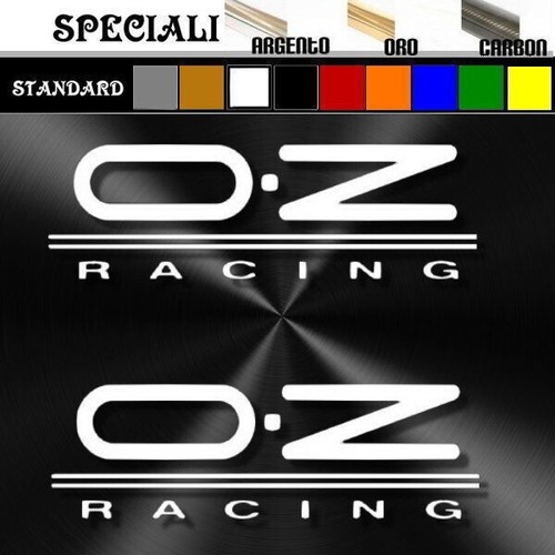 Coppia adesivi racing - adesivi, oz