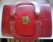 TROUSSE DA BAGNO VINTAGE PORTA COSMETICI / PORTAOGGETTI - RARITA' ANNI SETTANTA