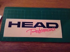 ADESIVO VINTAGE STICKER kleber sci ski head performance mod b