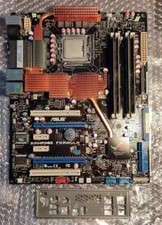 Asus  Rampage Formula Intel X48 Motherboard E8400+ 8GB DDR2 IO-Blende SOCKET 775