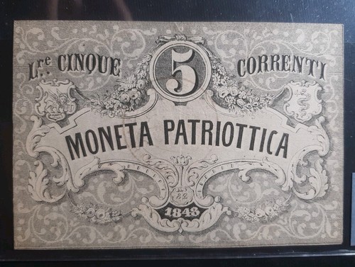 Lotto banconota 1848 p - 1848, g