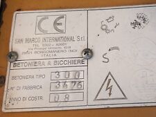 Betoniera a Bicchiere San Marco 300