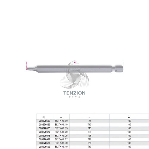 Inserto torx beta - inserto, 1/4"