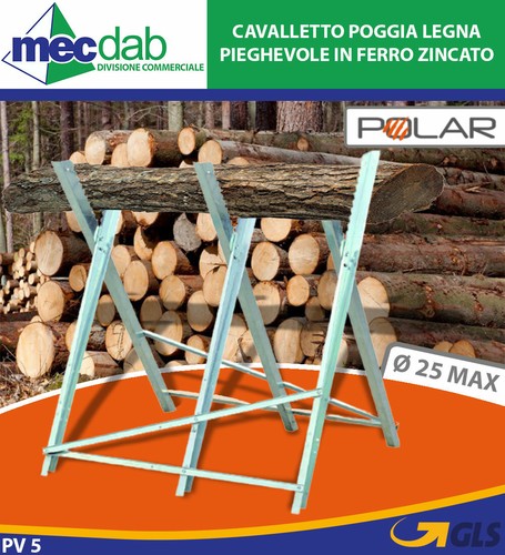 Cavalletto poggia legna - cavalletto,
