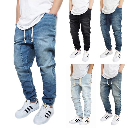 Pantalone jogger uomo denim - pantalone,