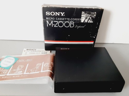 Sony 200b microcassette - sony, m-200b