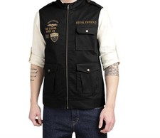 Commando, gilet nero originale Royal Enfield collezione 2025
