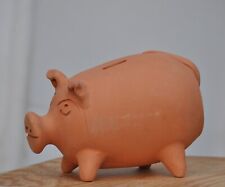 SALVADANAIO PORCELLINO MAIALINO TERRACOTTA LUNGHEZZA CM. 25 H. 18