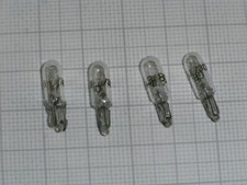 GRUNDIG LAMPADINA R2000 R3000 T5 12V 1,2W 100mA  LOTTO 4 PZ colore BIANCO