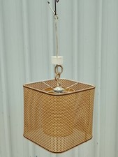 Lampadario Anni 70 In Paglia