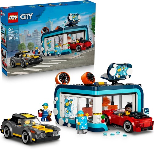Lego city 60497 autolavaggio - city,