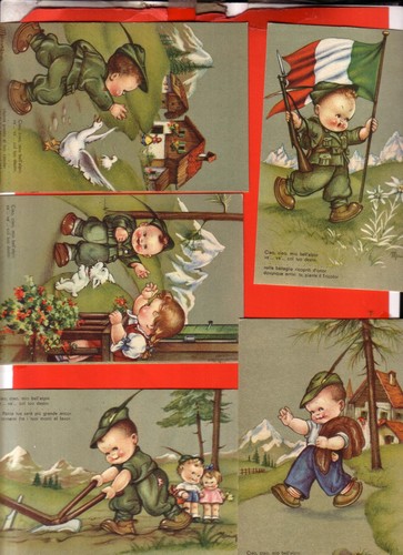 Lotto cartoline bambini - 20,