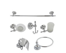 SET ACCESSORI BAGNO 6 pz CROMO