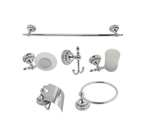 Set accessori bagno - accessori, cromo