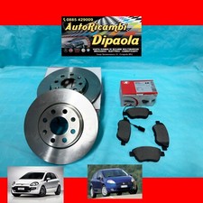 KIT DISCHI + PATTINI PASTIGLIE FRENO FIAT GRANDE PUNTO EVO 1.2 BENZ 1.3 MULTIJET