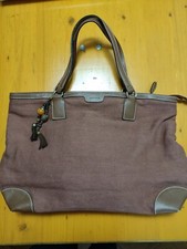 Borsa Donna Tela E Pelle