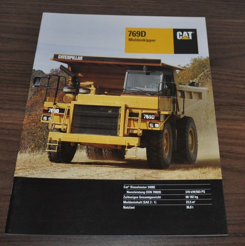 Brochure caterpillar 769d - brochure,