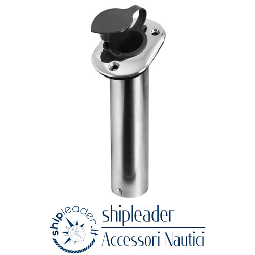 Portacanne incasso inox 42mm