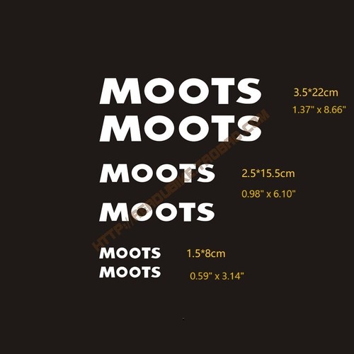 Adesivo telaio per - moots, mtb