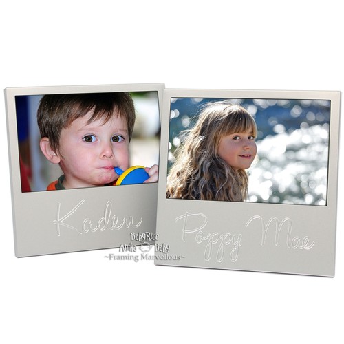 Cornice portafoto argento nome