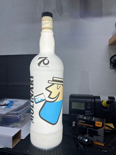 Lampada bottiglia sambuca - lampada,