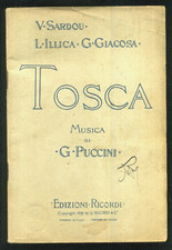 LIBRETTO D'OPERA "TOSCA" - G