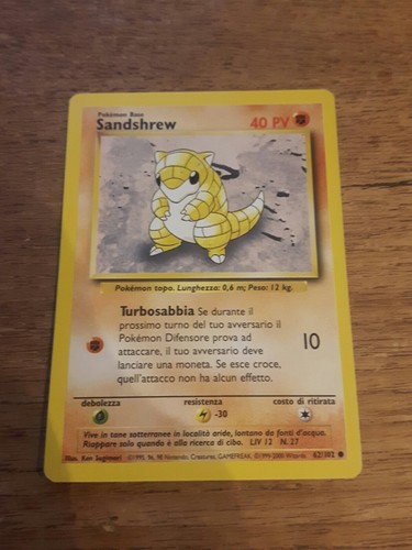 Sandshrew set base 102 - sandshrew, 62/102