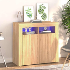 vidaXL Credenza con Luci LED