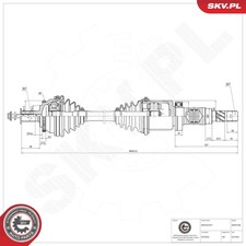 ESEN SKV Albero Motore Albero