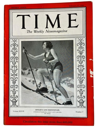 Vtg time magazine - magazine, hitler's
