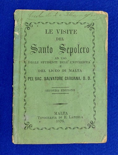 1876 malta visite del - malta,,