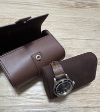 rolex leather 2 watch travel