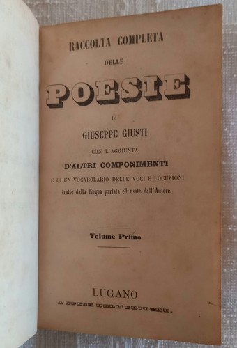 Libro antico 1863 poesie - antico,