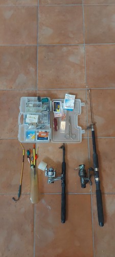 Lotto attrezzatura pesca - attrezzatura, da